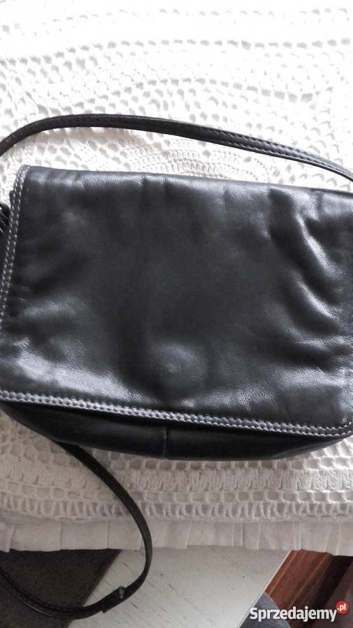 WŁOSKA MAŁA SKÓRZANA TOREBKA NA RAMIĘ wielkopolskie Piła
