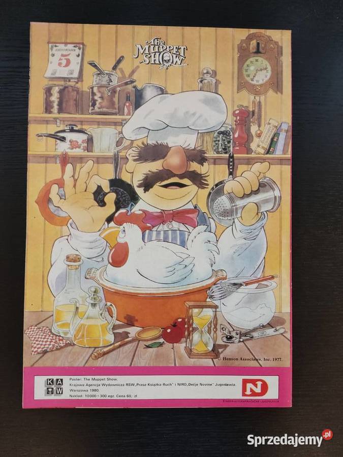 Plakat Poster wydany w 1980 roku KAW 1 Lutomiersk