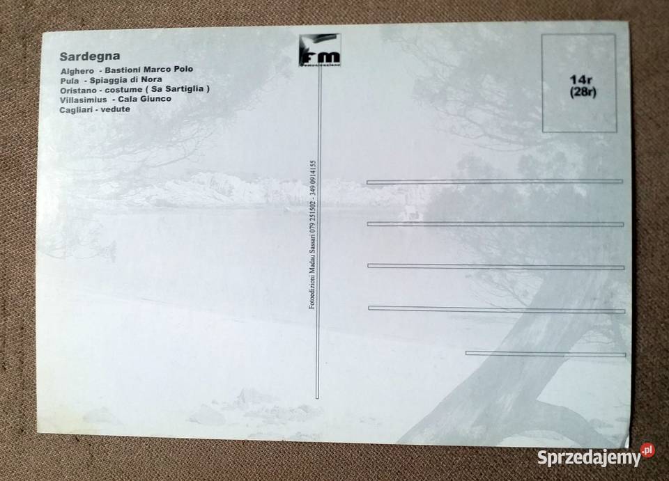 WYSPA SARDYNIA NA MORZU ŚRÓDZIEMNYM M IN WIDOK