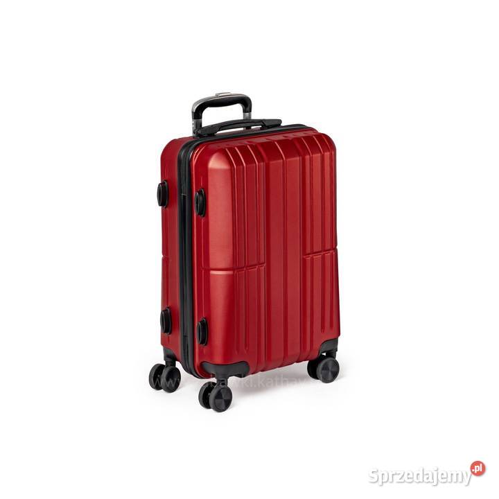 Zestaw podróżnych walizek XXL bordo 3w1 ABS Poznań