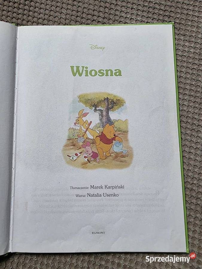 Przygody Kubusia Puchatka WIOSNA twarda sprzedam