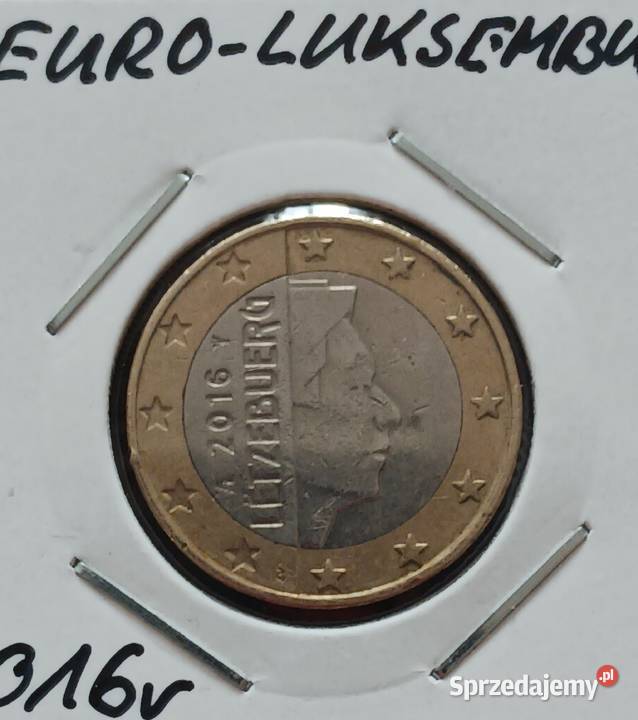 1 Euro Luksemburg 2016 r Numizmatyka Konin