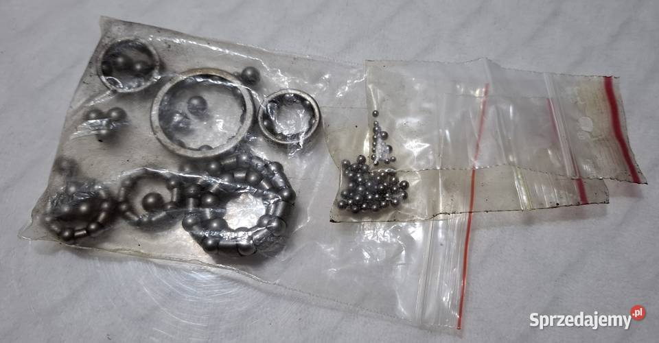 Łożyska kulkowe 32mm metalowe kulki 2mm mix Art Czeladź