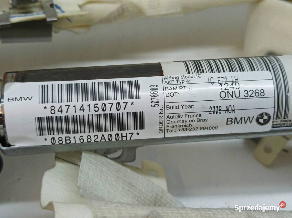 KURTYNA LEWA 5076603 Bmw X5 II 20062013 E70