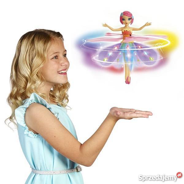 FLUTTERBYE DELUXE Wróżka Świecąca Latająca 5 lat+ Mieszków
