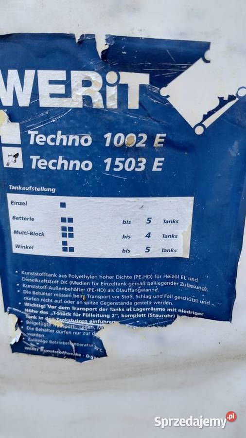 Sprzedam zbiornik na paliwo Kutno