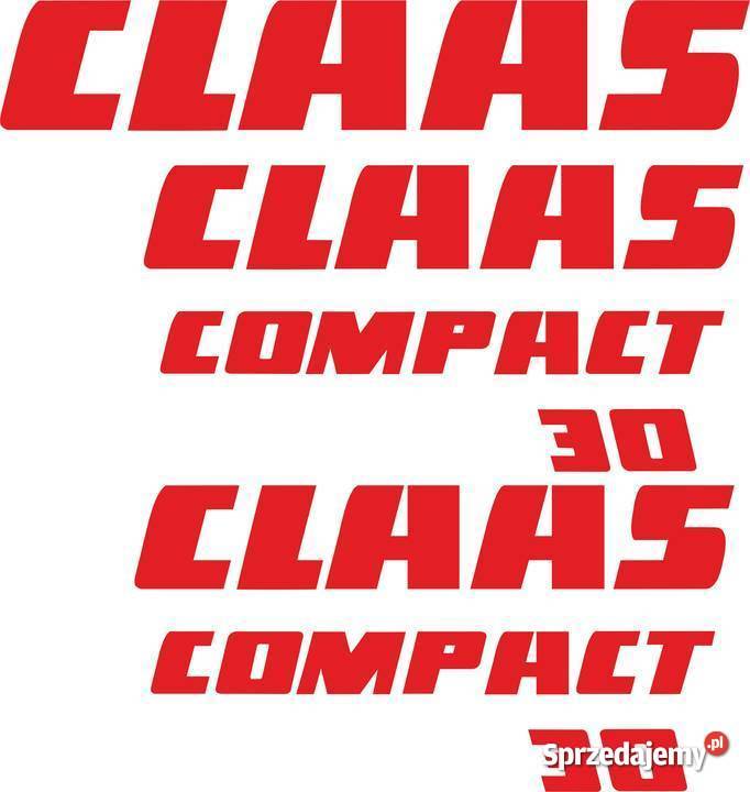 naklejki claas compakt 30 Jeżewo