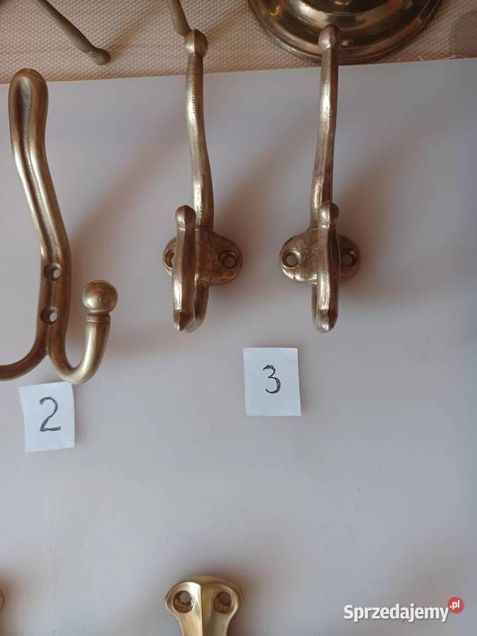 Wieszak mosiężny Poznań
