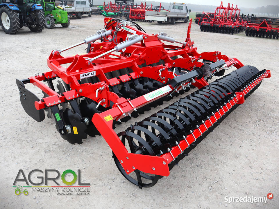 Brona talerzowa hydrauliczna 4m SHARK SHS Mława sprzedam