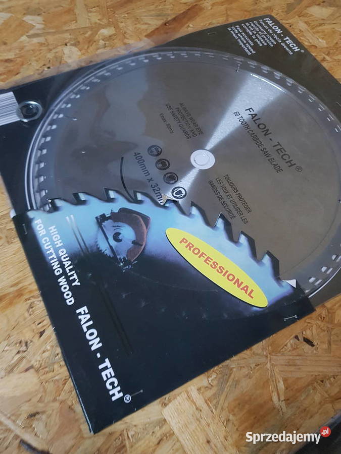 TARCZA WIDIOWA DO DREWNA 400mm 60 ZĘBÓW Głogowa