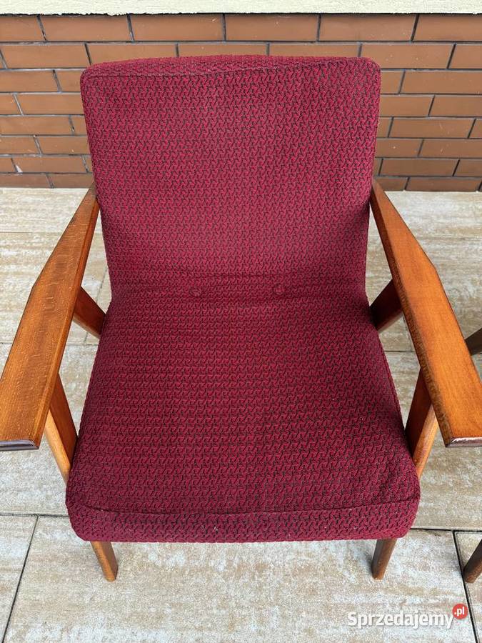 Fotel PRL lisek vintage art deco retro nie Garwolin sprzedam
