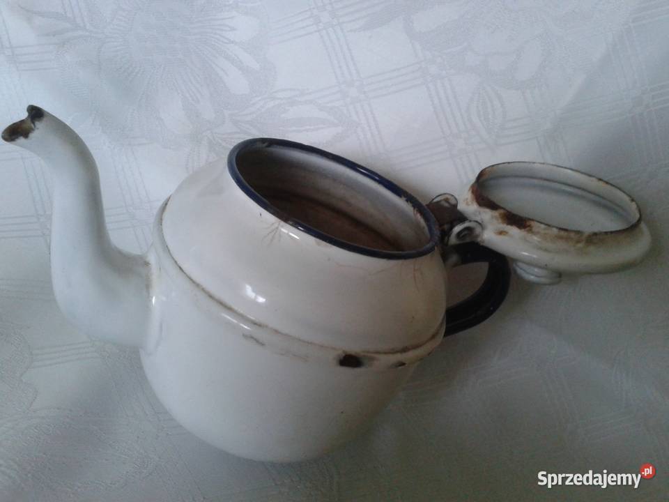 Dzbanekdzbanuszek metalowyCzajniczek zabytkowy Łódź sprzedam
