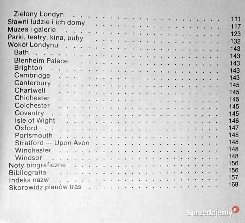 Londyn Przewodnik turystyczny Andrzej Broniarek miękka Chełm