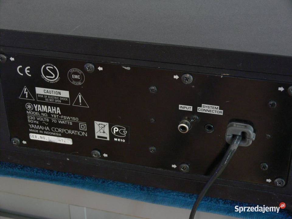 Sub akt Yamaha YSTFSW 150 sprawny WYSYŁKA Jasło