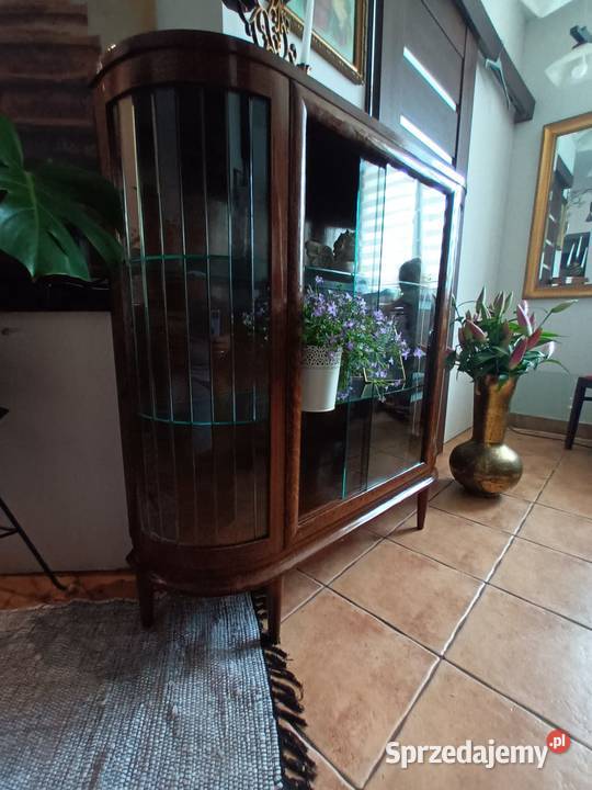 Witryna prl retro komoda szafka fornir pomorskie Gdańsk sprzedam