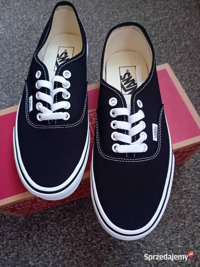 Nowe oryginalne czarne trampki VANS Authentic Szczecin sprzedam