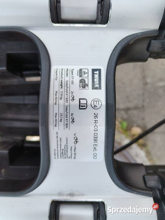 Uchwyt na rower Thule XT2 fold okazja