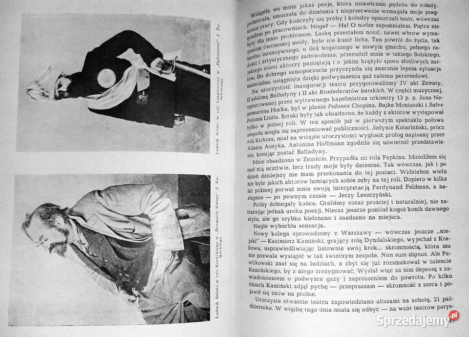 Ludwik Solski Wspomnienia 18931954 Alfred Chełm