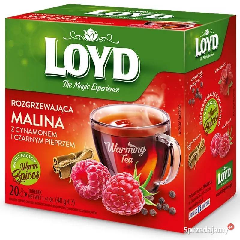Loyd herbata owocowa zimowa 20 t malina śliwka wielkopolskie Stare Miasto