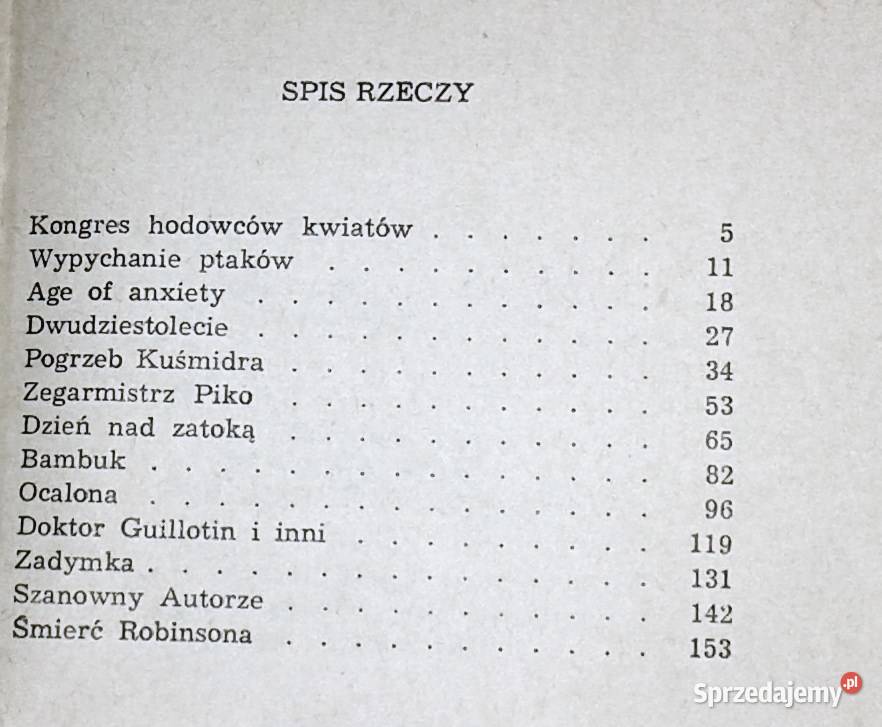 Śmierć Robinsona Artur Międzyrzecki Rok wydania 1976 Chełm
