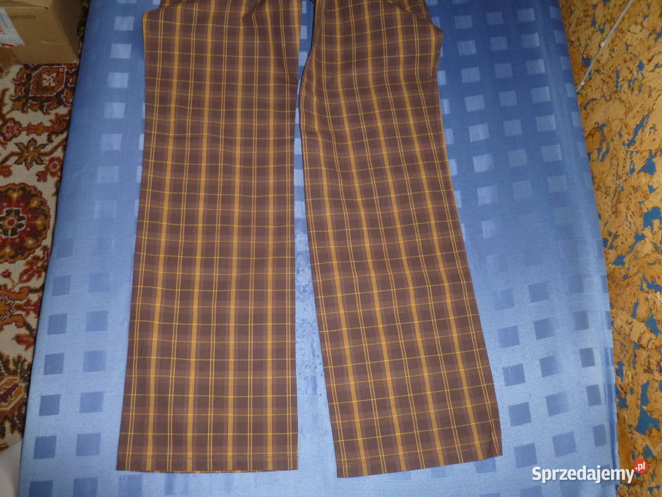 Spodnie w kratę Kraków sprzedam