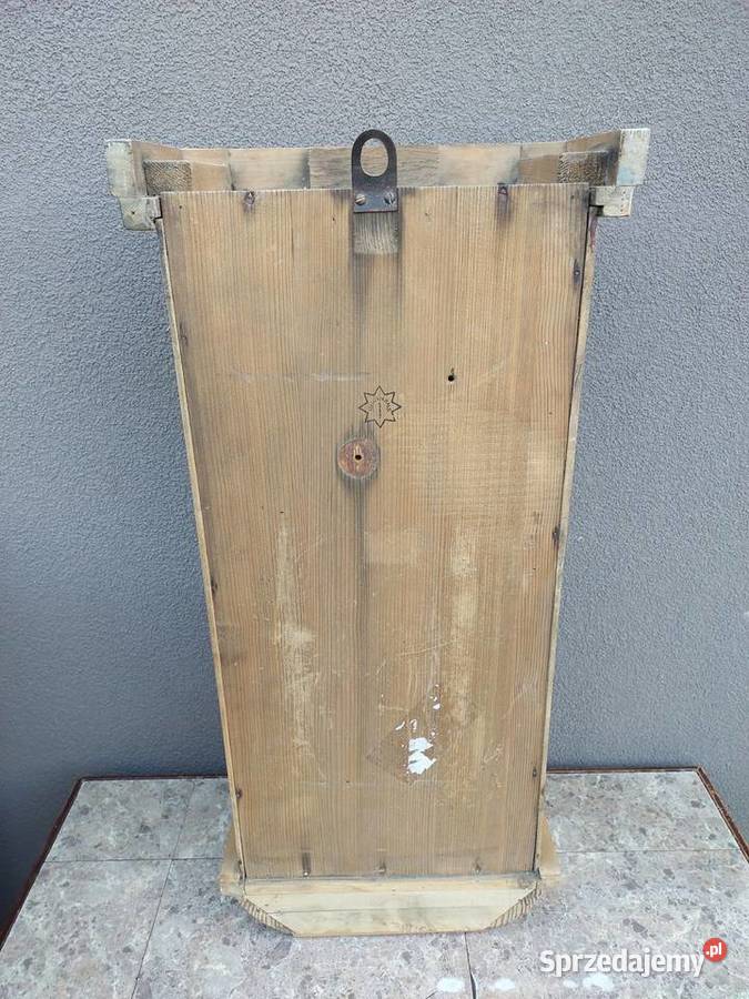 S175 Skrzynia obudowa starego zegara 1921r Tczew