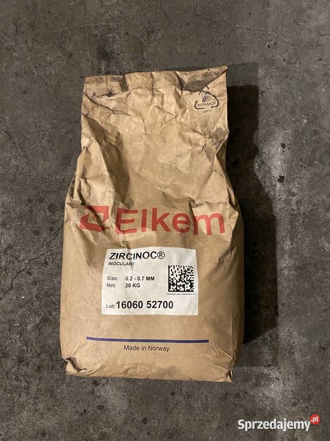 Żelazokrzem pylisty ELKEM do modyfikacji żeliwa lubuskie Nowa Sól sprzedam