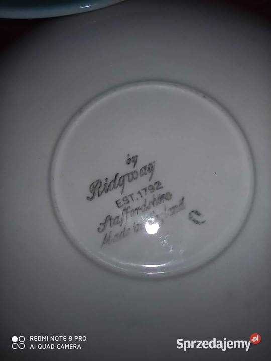 Filiżanka Z manufaktury Ridgway Staffordshire pomorskie Gdańsk