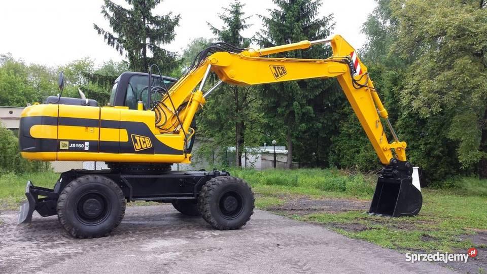 Koparka Kołowa Kołówka JCB 17 ton JS160w 200708 pełny VAT Warszawa