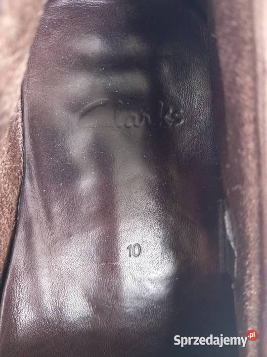mokasyny męskie skórzane brązowe Clarks Półbuty Łódź