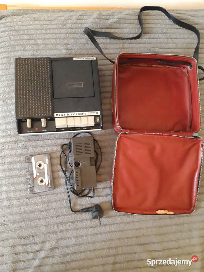 Magnetofon kasetowy Unitra MK125 Automatic 1970r