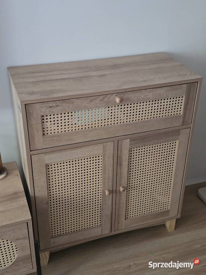 Komoda boho rattan HOMLA NOTTO 74 x 86 x 35 Stan 74cm mazowieckie sprzedam
