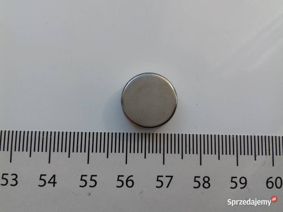 Magnes mocny neodymowy okrągły 15mm x 48mm Bydgoszcz sprzedam