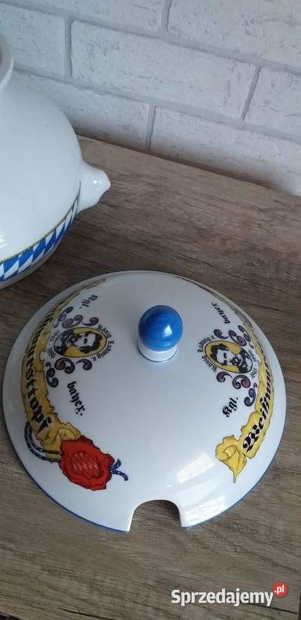 Duża porcelanowa waza Bavaria łódzkie Przedbórz