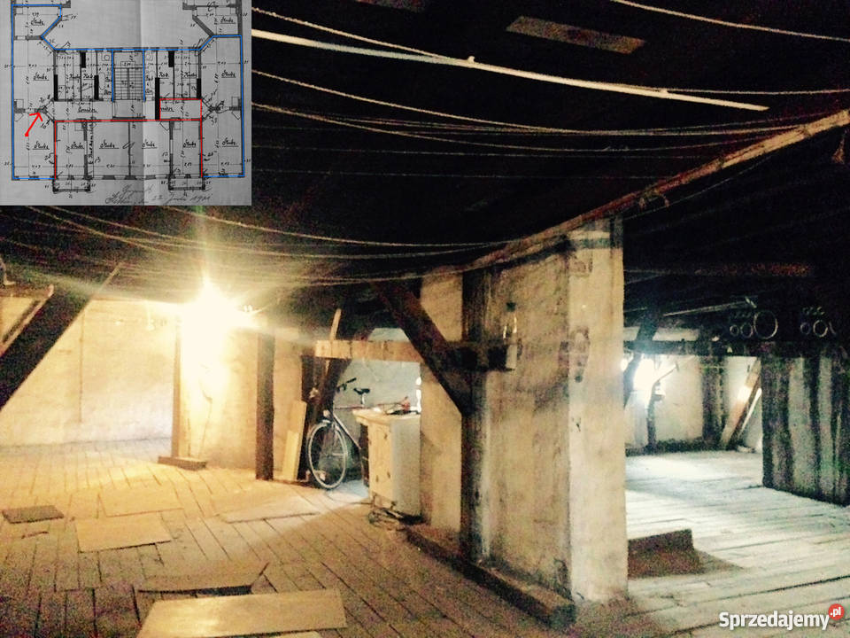 Strych do adaptacji Szczecin sprzedam