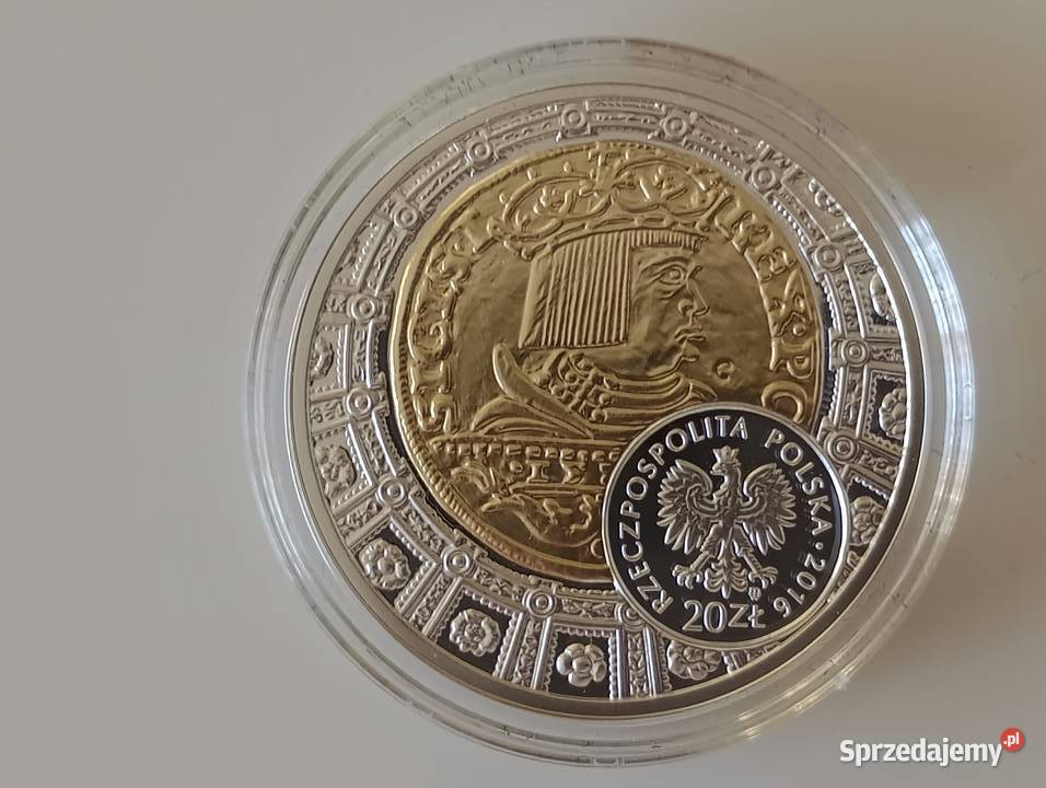 Moneta 20 z 2016r Dukat Zygmunta Starego Mosina