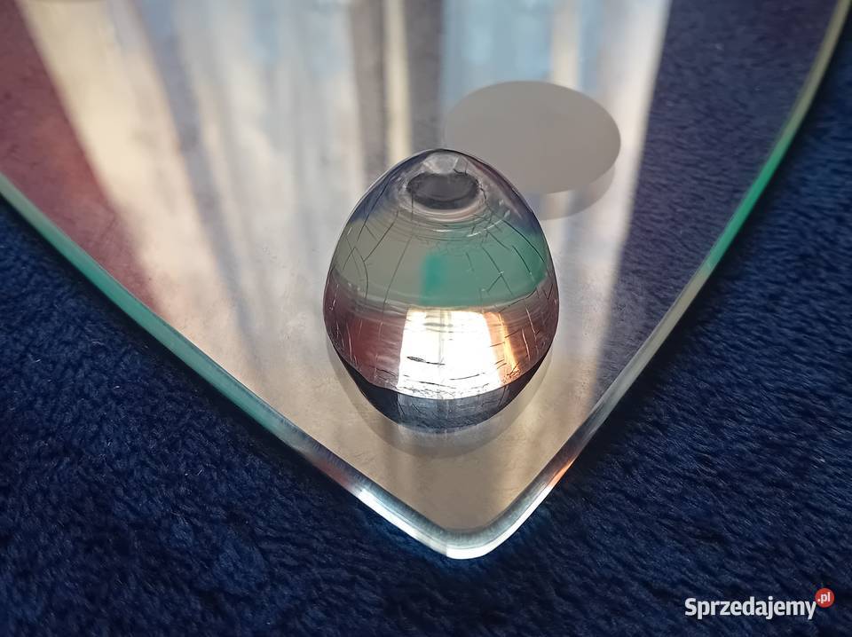 Trójkątna szklana patera do serów Vintage Koźminek sprzedam