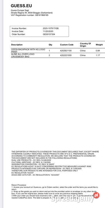 Guess torebka szara na ramie Białystok