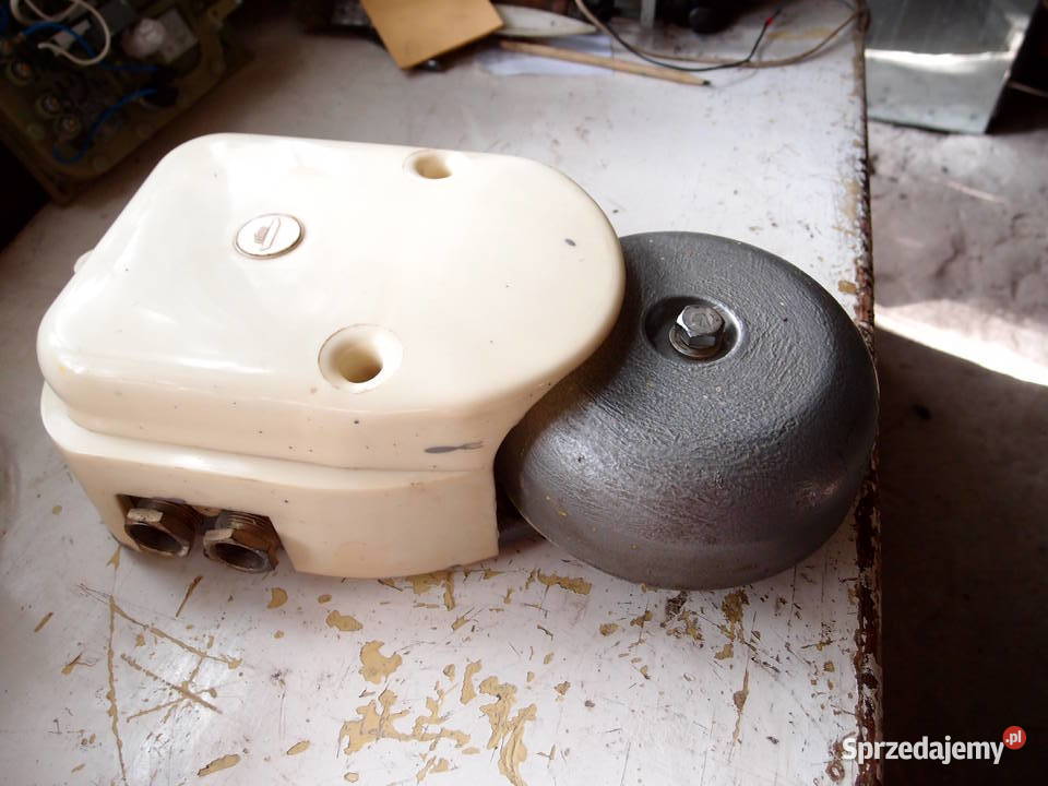 Zabytkowy dzwonek okrętowy elektromagnetyczny Łódź