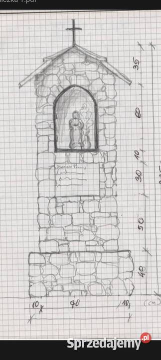 Kapliczka z kamienia naturalnego indywidualny