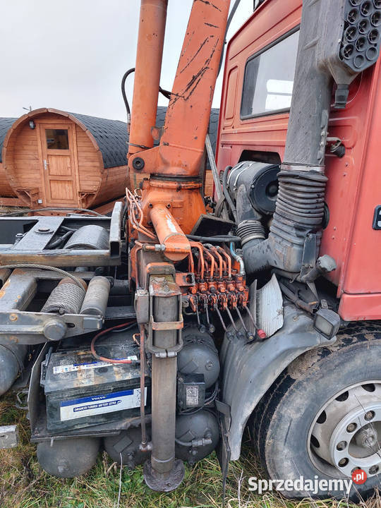Volvo FL12 z hds z żurawiem podnośnik lubelskie Rejowiec Fabryczny