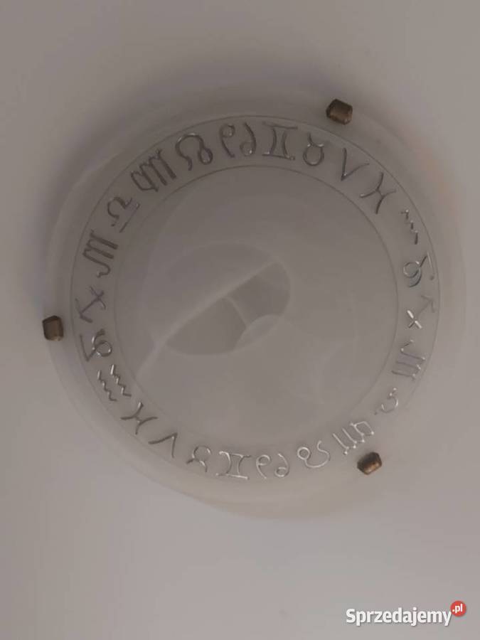 Lampa plafon kolor biały mleczny Olkusz sprzedam