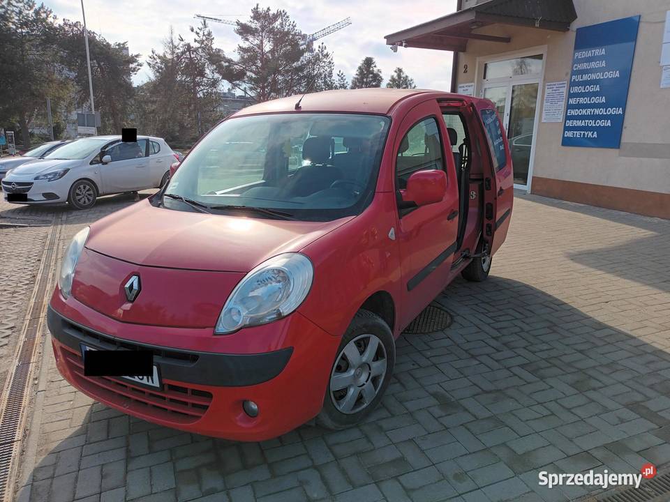 Renault Kangoo niepełnosprawnych 2010 r 16 1598cm3 Rzeszów