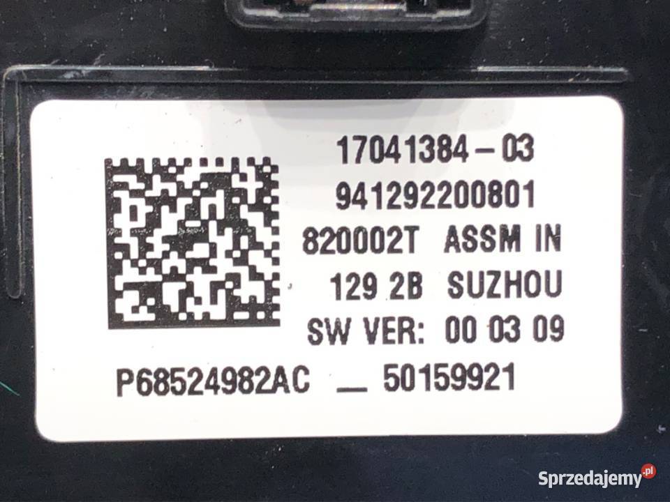 PANEL STEROWANIA NAWIEWU JEEP COMPASS MP osobowe