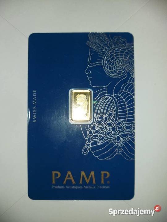 Sztabka złota 1g 1 gram PAMP Łuków