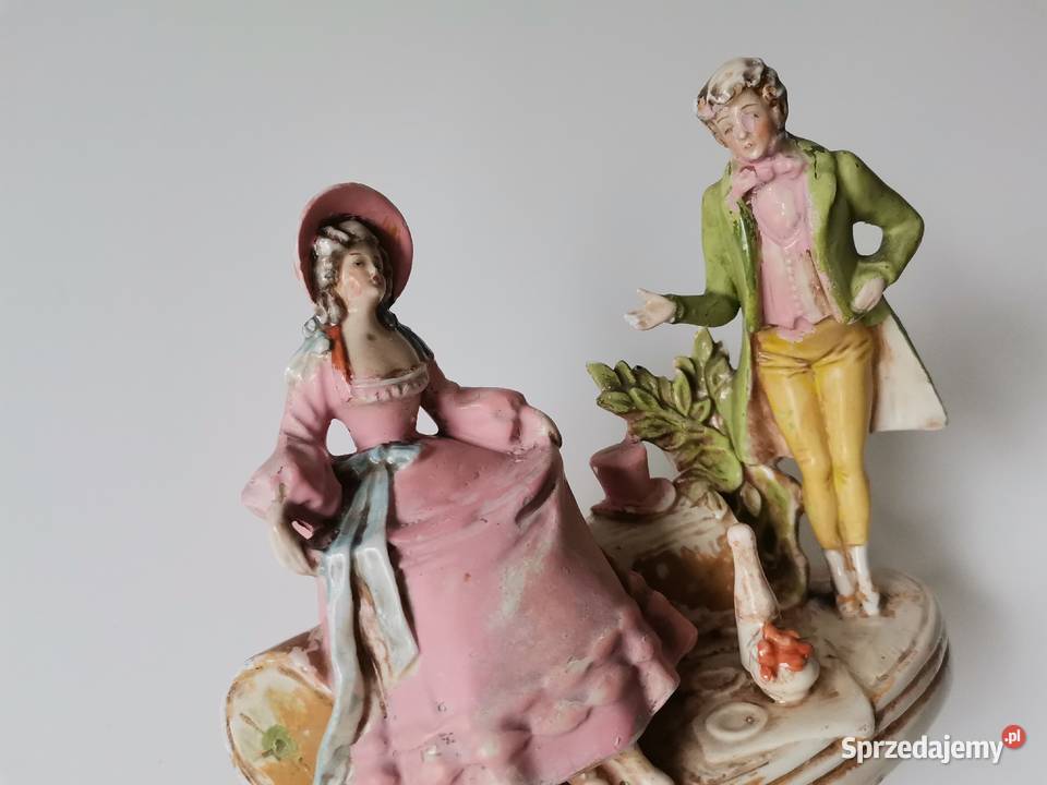 Stara przedwojenna figurka porcelanowa Katowice
