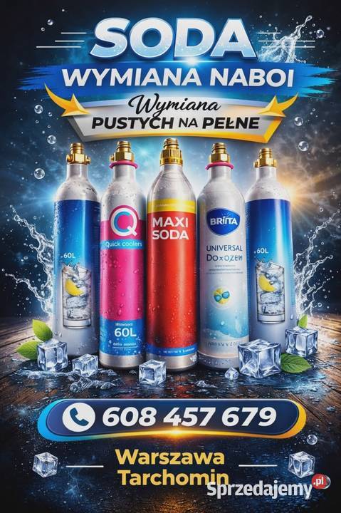 Dostawa Warszawa Wymiana naboi do saturatorów u