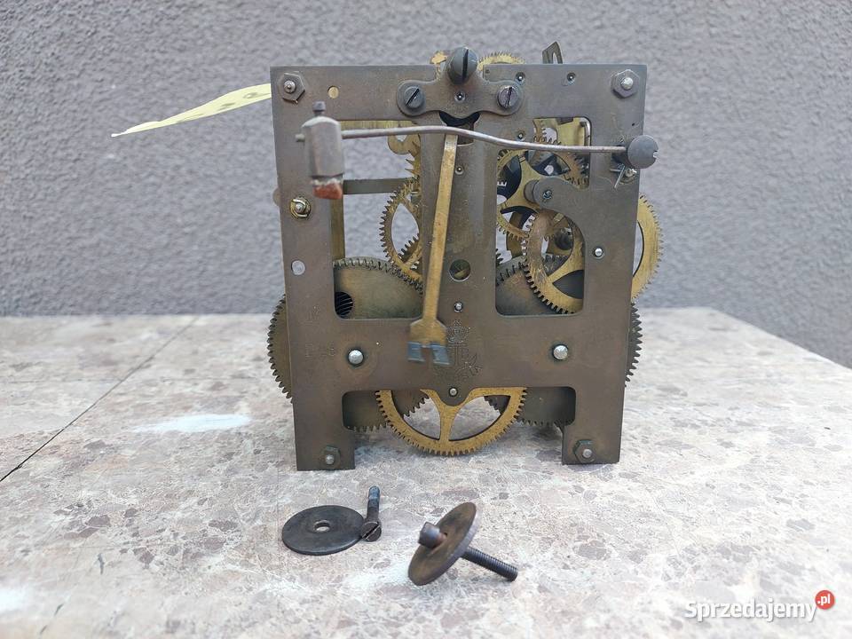 648 Mechanizm zegara ściennego GB Becker P48 do Tczew
