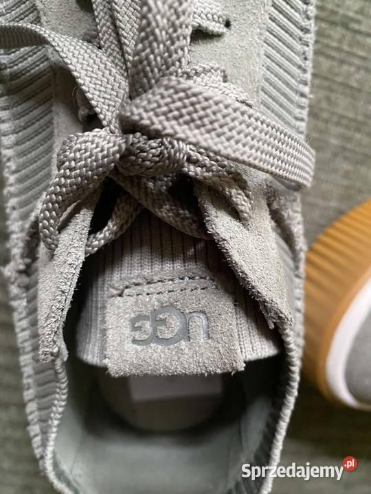 Sportowe buty na 38 noweszaro zielone skóra Obuwie Warszawa