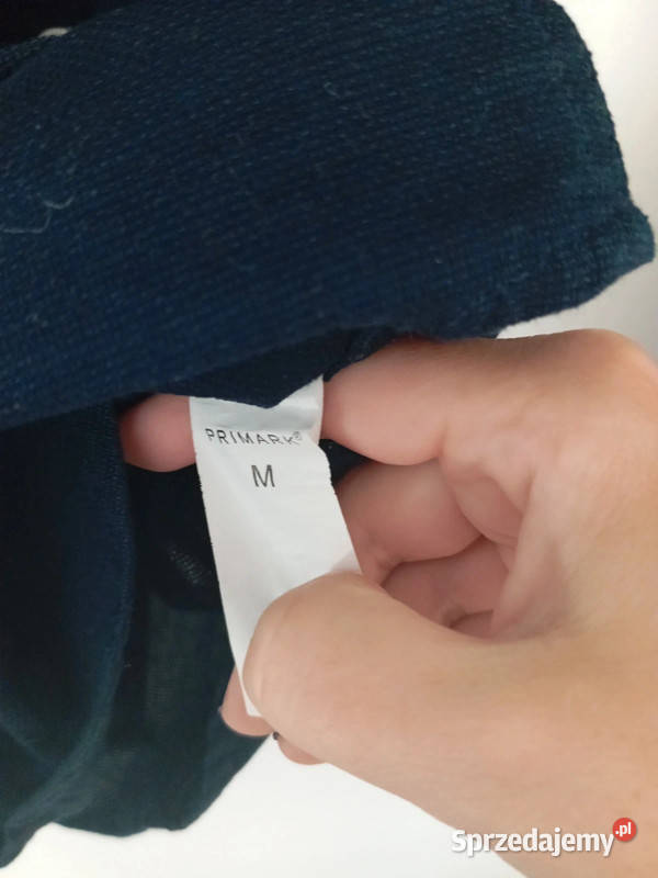 Koszula Męska Granatowa Primark M Bawełna Nowa